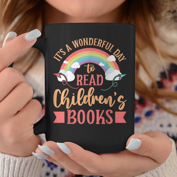 Avid Reader Children's Books Graphic Print Coffee Mug Unique Gifts