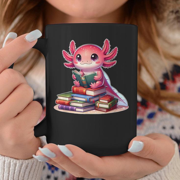 Axolotl Reading Bookworm Book Lovers Graphic Print Coffee Mug Unique Gifts Axolotl Reading Bookworm Book Lovers Graphic Print Coffee Mug Unique Gifts