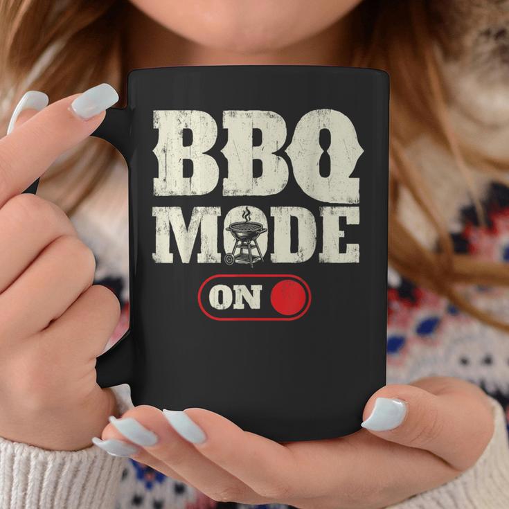 Bbqモードオン バーベキュー愛好家 グリル バーベキュー コーヒーマグ 面白い贈り物