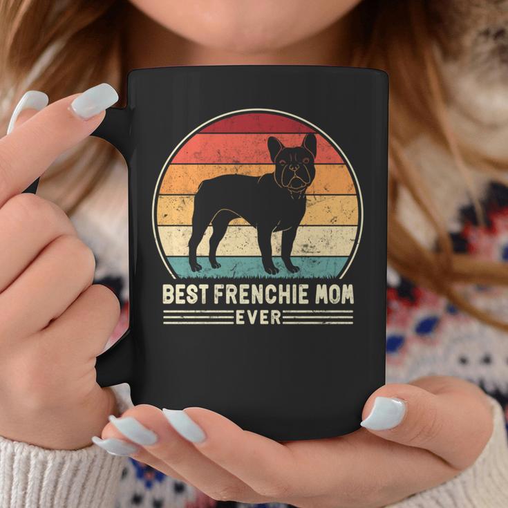 Best Frenchie Mom Ever レトロ フレンチブルドッグ ドッグ ママ 長袖tシャツ コーヒーマグ 面白い贈り物