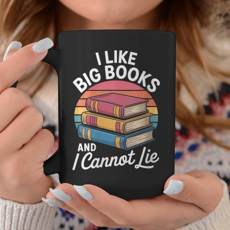I Like Big Books Cannot Lie Librarian Reading Teacher Graphic Print Coffee Mug Unique Gifts