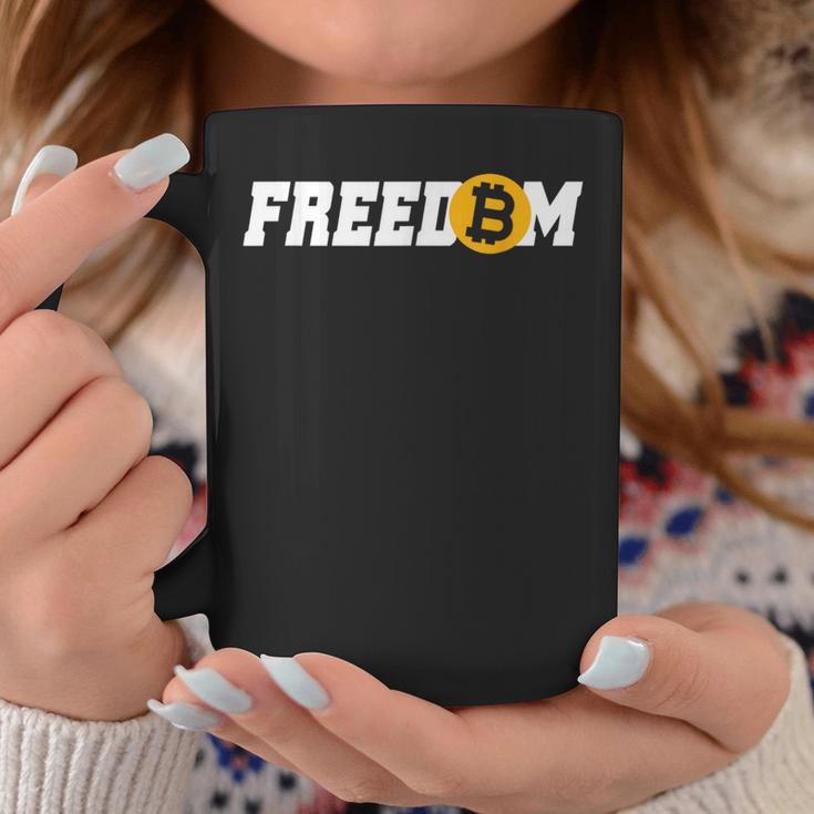 Bitcoin Freedom 暗号通貨 Btc 自由 ミリオネア ビットコインでお金持ち コーヒーマグ 面白い贈り物