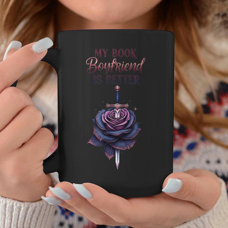 Book Boyfriend Forever Tee Romantasy Readers Graphic Print Coffee Mug Unique Gifts