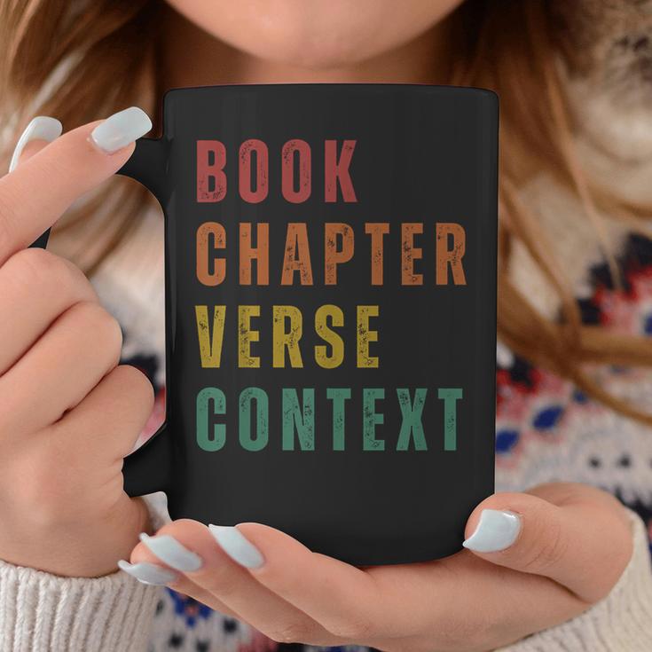 Book Chapter Verse Context Graphic Print Coffee Mug Unique Gifts Book Chapter Verse Context Graphic Print Coffee Mug Unique Gifts