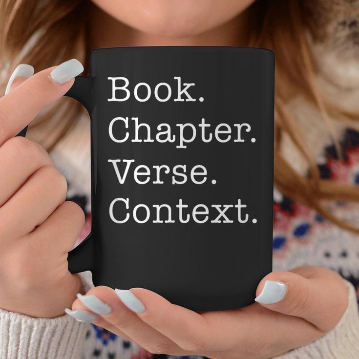 Book Chapter Verse Context Theology Christian Reformed Graphic Print Coffee Mug Unique Gifts