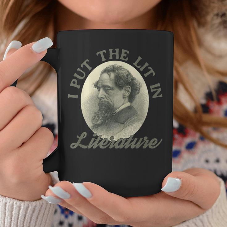 Book Club I Put The Lit In Literature Charles Dickens Graphic Print Coffee Mug Unique Gifts