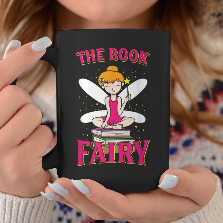 The Book Fairy Reading Teacher Librarian Men Women Graphic Print Coffee Mug Unique Gifts