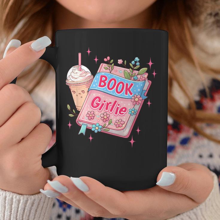 Book Girlie Coffee Mug Reading Lover Reader Graphic Print Coffee Mug Unique Gifts