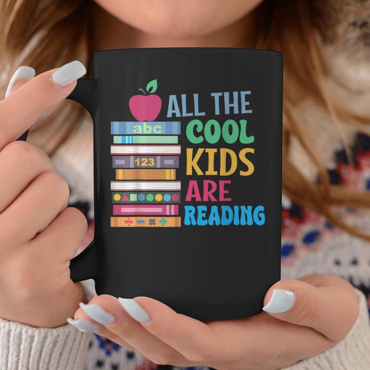 Book Lover All The Cool Kids Reading Graphic Print Coffee Mug Unique Gifts