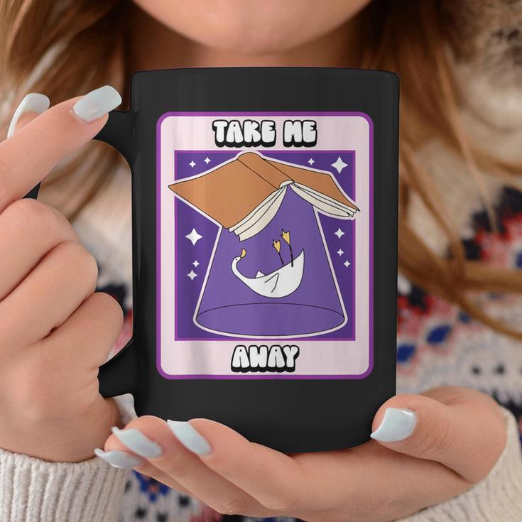 Book Lover Goose Take Me Away UFO Book Humor Graphic Print Coffee Mug Unique Gifts Book Lover Goose Take Me Away UFO Book Humor Graphic Print Coffee Mug Unique Gifts
