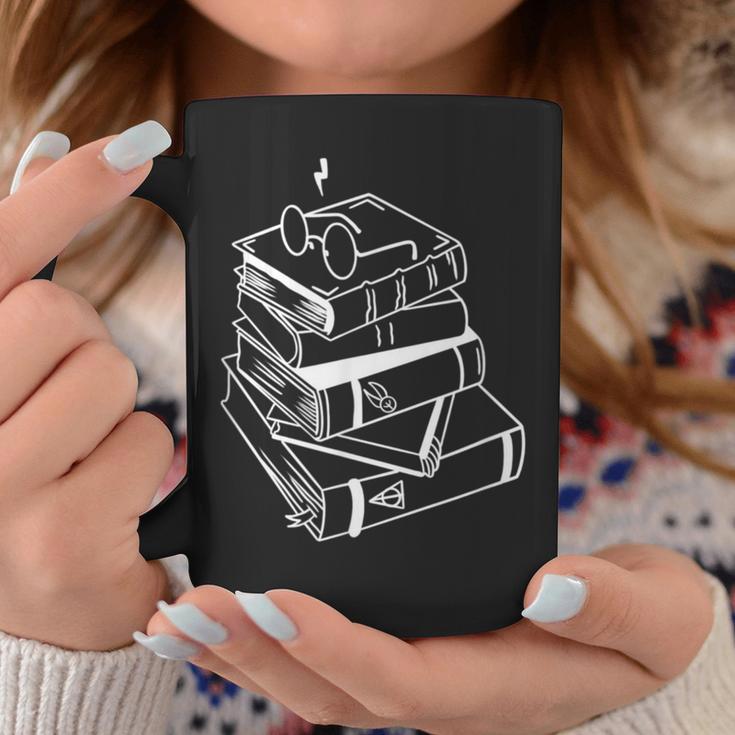 Book Lover Magical Wizard Christmas Reading Fan Graphic Print Coffee Mug Unique Gifts