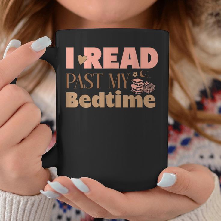 Book Lover I Read Past My Bedtime Bookworm Reader Librarian Graphic Print Coffee Mug Unique Gifts