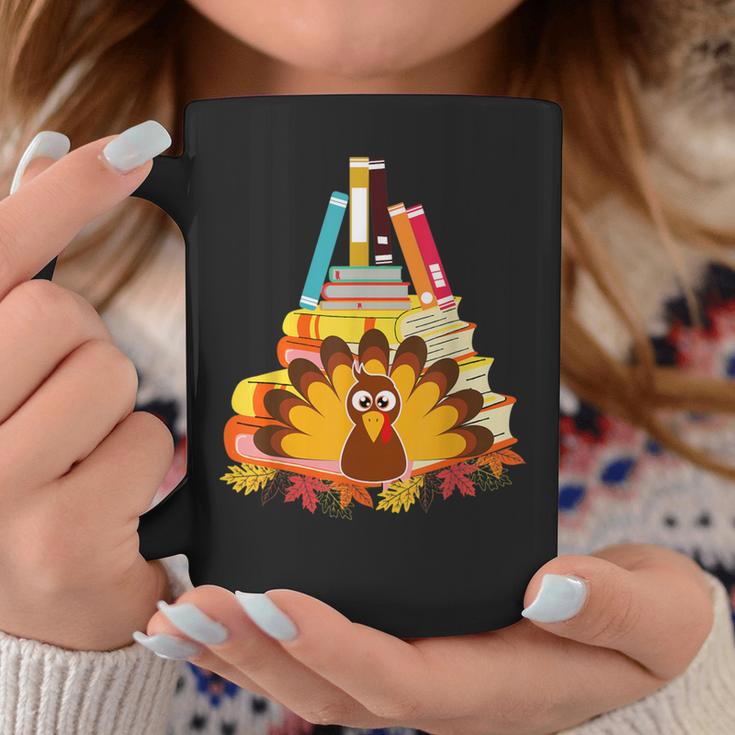 Book Lover Turkey Day Thankful Holiday Thanksgiving Day Graphic Print Coffee Mug Unique Gifts