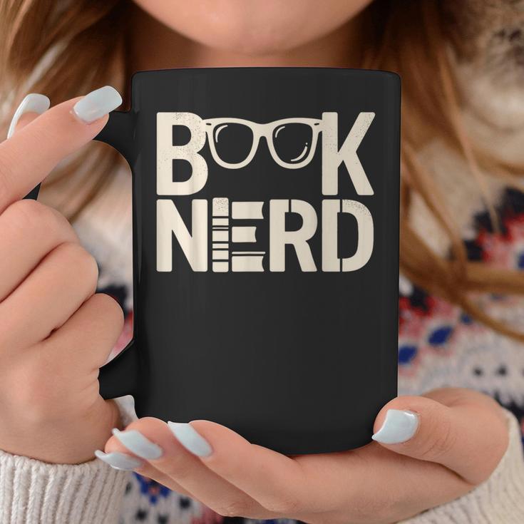 BOOK NERD Bibliophilia Book Reader Literature Bookworm Graphic Print Coffee Mug Unique Gifts