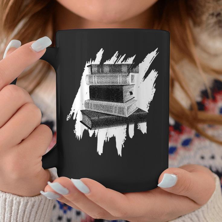 Book Reading Library Books Reader Bookworm Graphic Print Coffee Mug Unique Gifts
