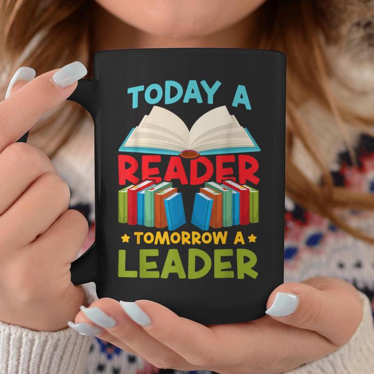 Book Reading Today A Reader Tomorrow A Leader Graphic Print Coffee Mug Unique Gifts