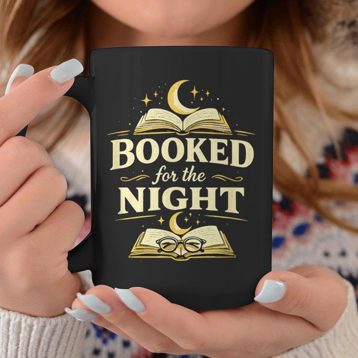 Booked For The Night Reading Quote Book Lovers Graphic Print Coffee Mug Unique Gifts Booked For The Night Reading Quote Book Lovers Graphic Print Coffee Mug Unique Gifts