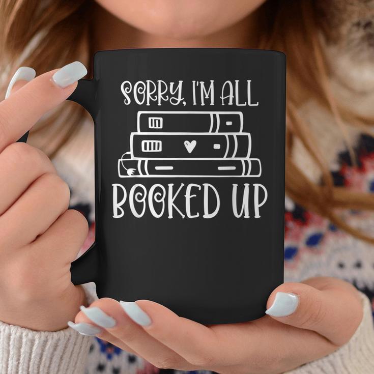 All Booked Up Reading Book Lover Librarian Pun Graphic Print Coffee Mug Unique Gifts All Booked Up Reading Book Lover Librarian Pun Graphic Print Coffee Mug Unique Gifts