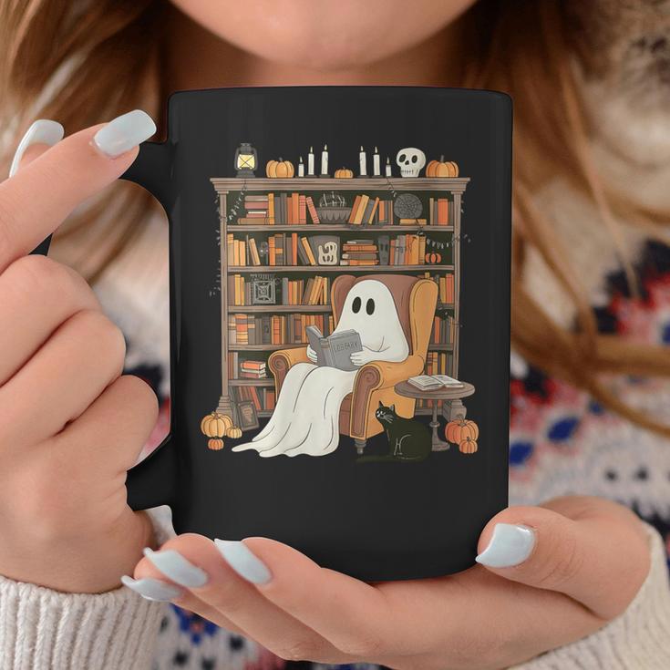 Bookish Ghost Haunted Library Cat Bookworm Book Lover Graphic Print Coffee Mug Unique Gifts Bookish Ghost Haunted Library Cat Bookworm Book Lover Graphic Print Coffee Mug Unique Gifts