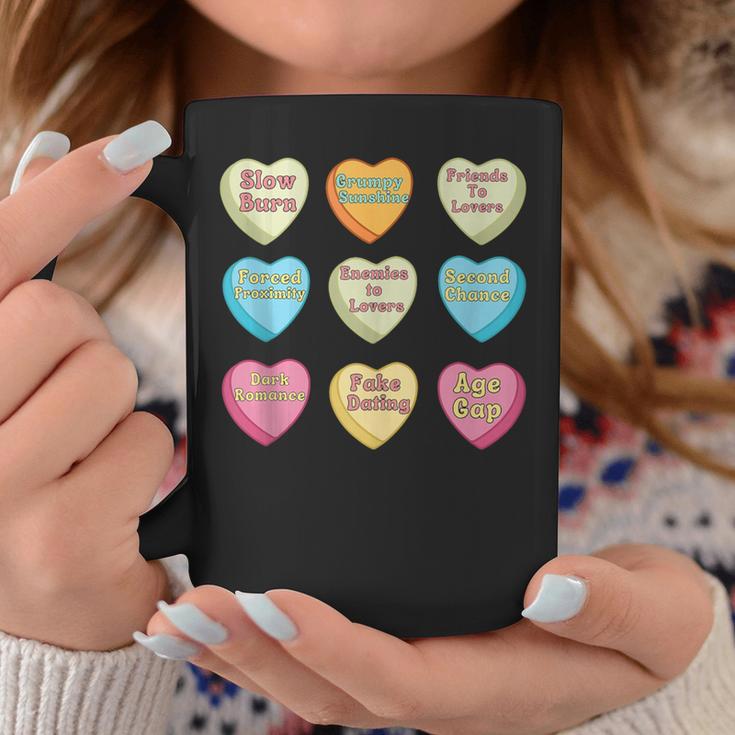 Bookish Romance Tropes Smut Reader Spicy Book Lover Graphic Print Coffee Mug Unique Gifts