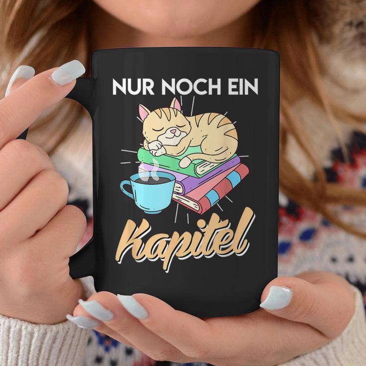 Books And Cats Saying Just One More Chapter Graphic Print Coffee Mug Unique Gifts