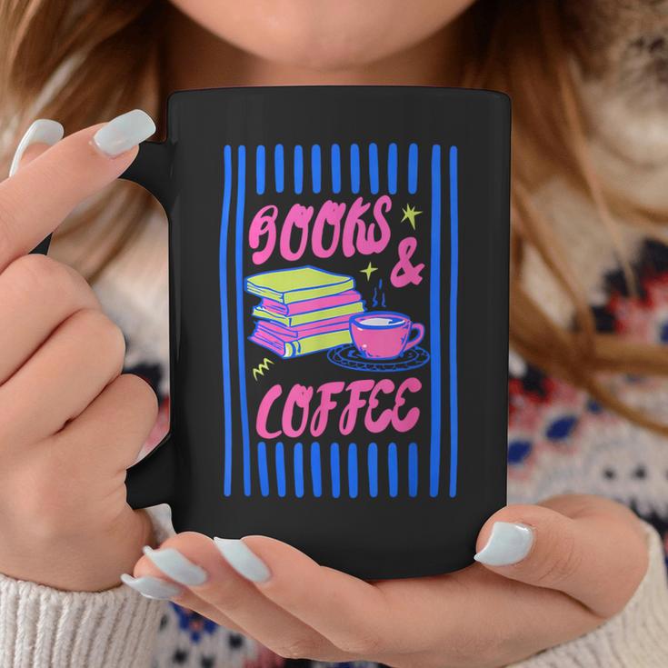 Books And Coffee Bookish Bookworm Reading Book Lover Women Graphic Print Coffee Mug Unique Gifts