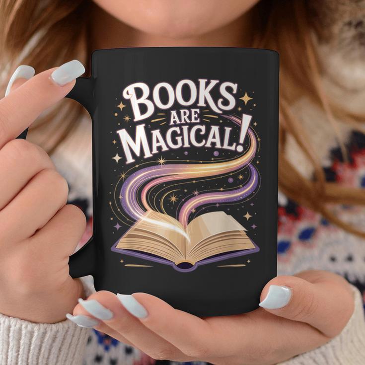 Books Are Magical Graphic Print Coffee Mug Unique Gifts