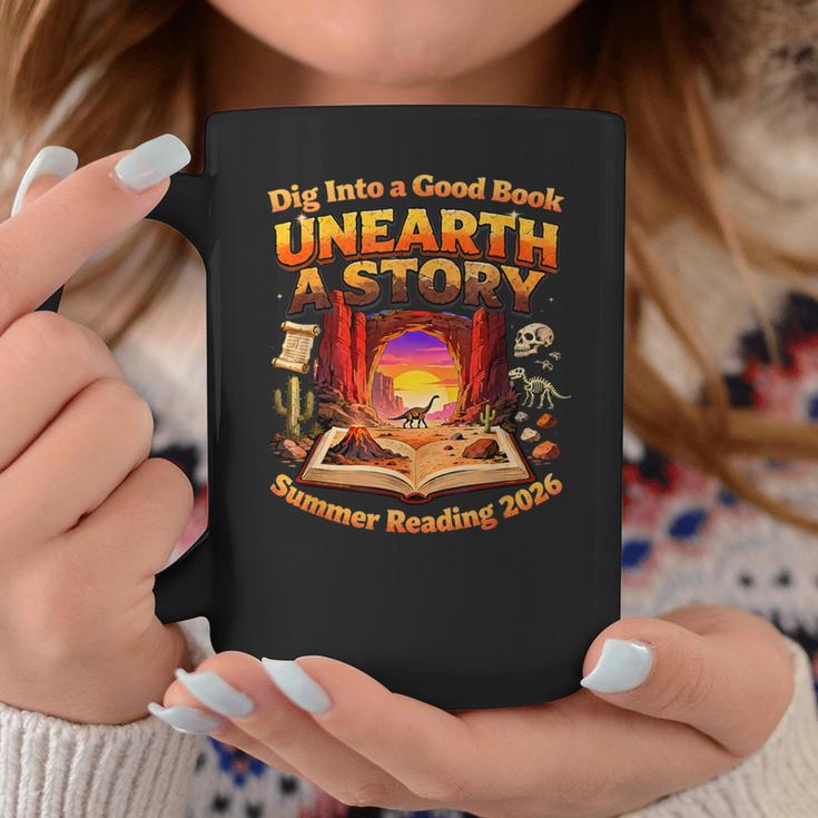 Books Summer Reading 2026 Unearth A Story Dinosaur Graphic Print Coffee Mug Unique Gifts Books Summer Reading 2026 Unearth A Story Dinosaur Graphic Print Coffee Mug Unique Gifts