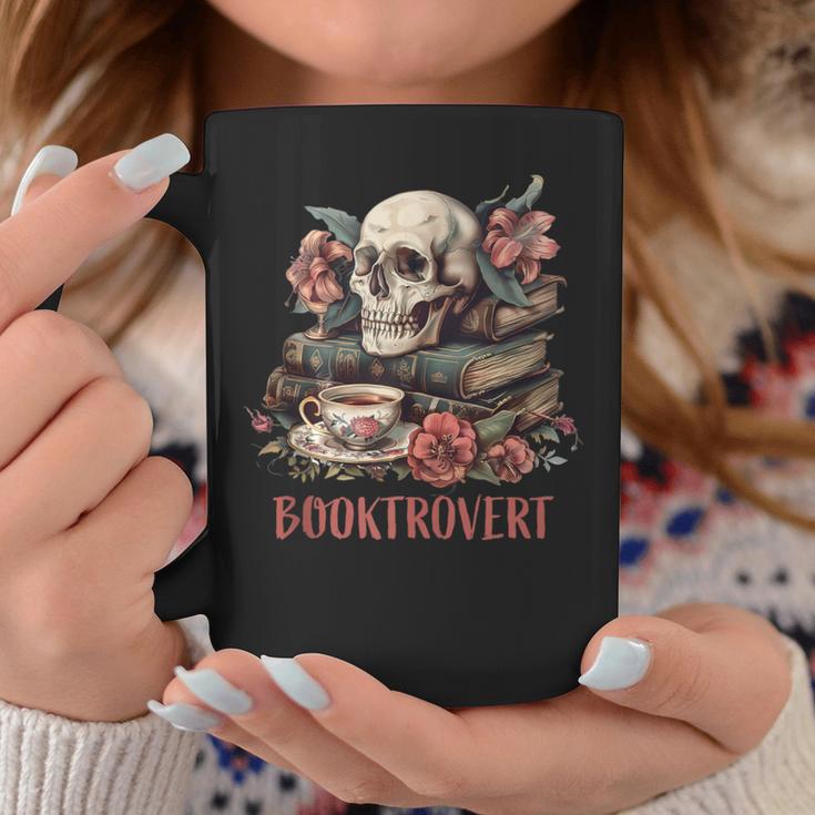 Booktrovert Skull Books Tea Flower Gothic Bookworm Bookish Graphic Print Coffee Mug Unique Gifts Booktrovert Skull Books Tea Flower Gothic Bookworm Bookish Graphic Print Coffee Mug Unique Gifts