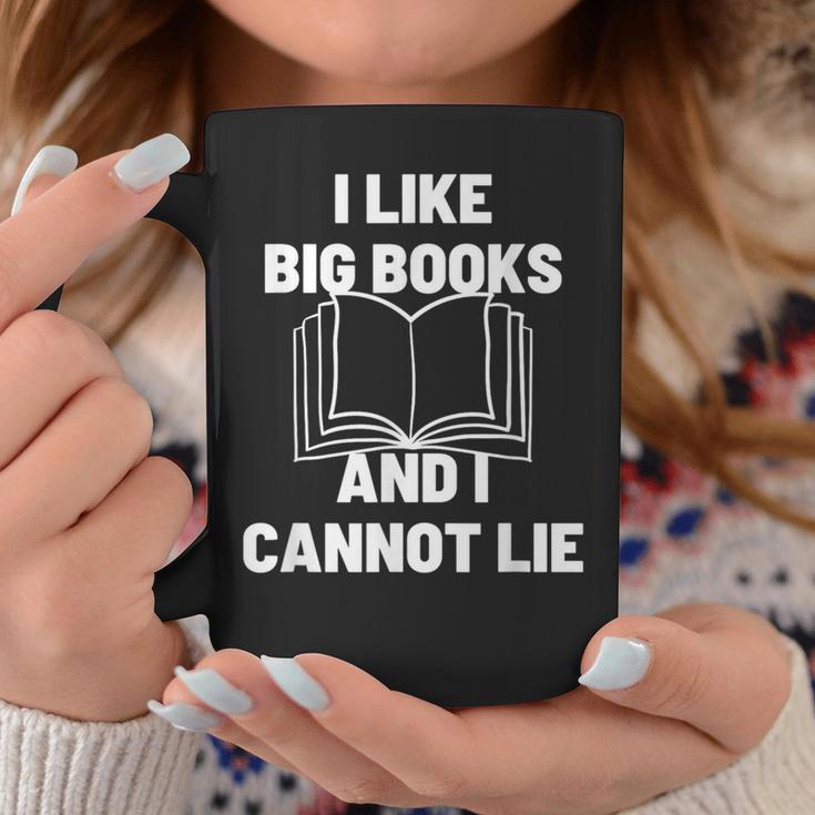 Bookworm Pun I Like Big Books And I Cannot Lie Reading Graphic Print Coffee Mug Unique Gifts
