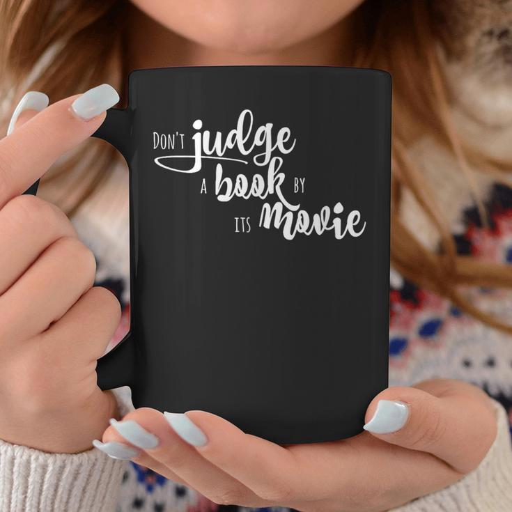 Bookworm Shirt For Book Lover Don't Judge a Book Graphic Print Coffee Mug Unique Gifts