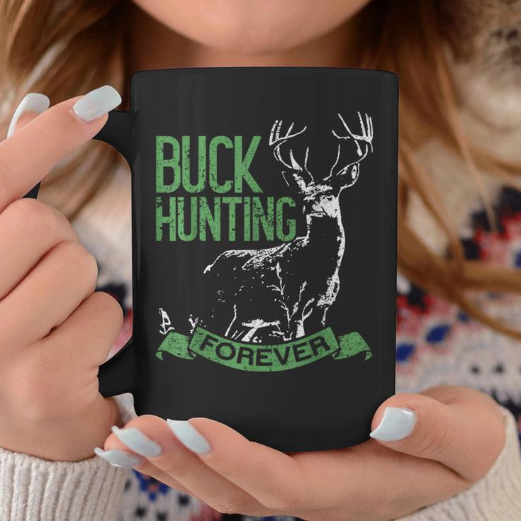 Buck Hunting Forever Deer Hunting コーヒーマグ 面白い贈り物