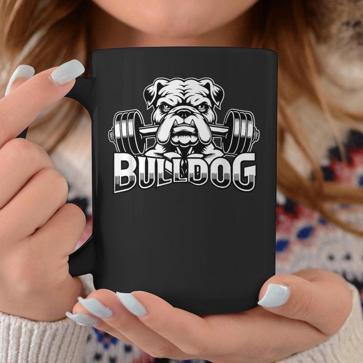 Bulldog ボディービルダー ウェイトリフティング ジム トレーニング フィットネス コーヒーマグ 面白い贈り物