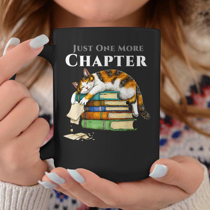 Calico Cat Reading Book Lover Just One More Chapter Graphic Print Coffee Mug Unique Gifts Calico Cat Reading Book Lover Just One More Chapter Graphic Print Coffee Mug Unique Gifts