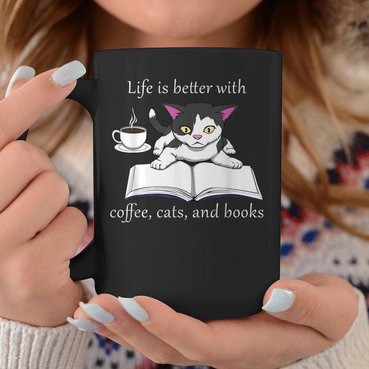 Cat Reads a Book Reading Coffee Graphic Print Coffee Mug Unique Gifts Cat Reads a Book Reading Coffee Graphic Print Coffee Mug Unique Gifts