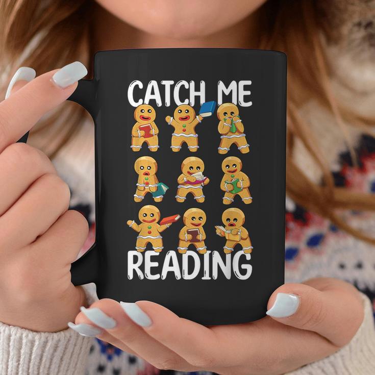 Catch Me Reading Christmas Gingerbread Man Teacher Book Graphic Print Coffee Mug Unique Gifts Catch Me Reading Christmas Gingerbread Man Teacher Book Graphic Print Coffee Mug Unique Gifts