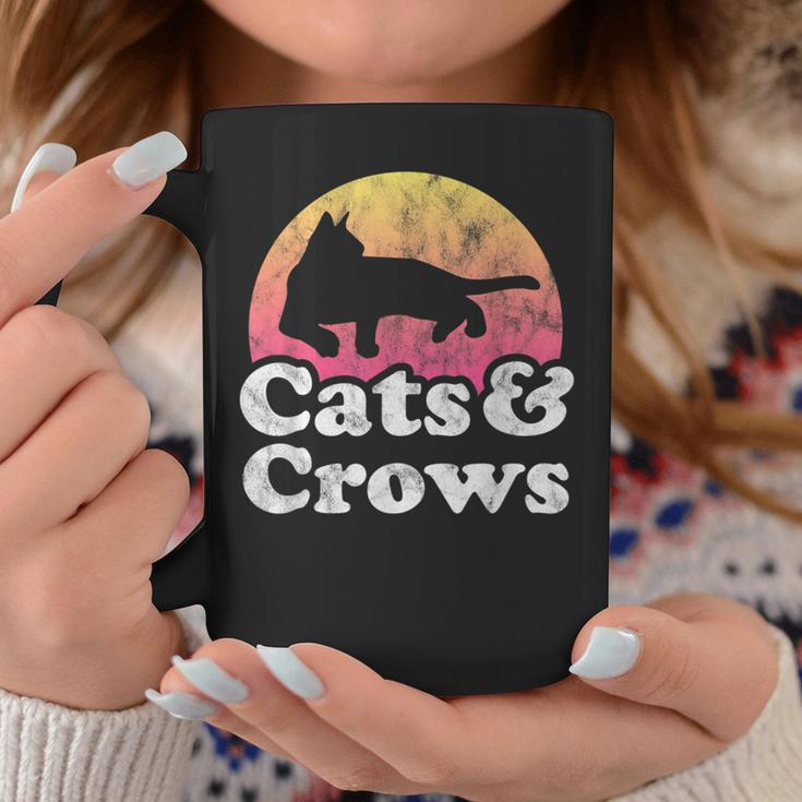 Cats And Crows メンズ レディース ボーイズ ガールズ カラス コーヒーマグ 面白い贈り物