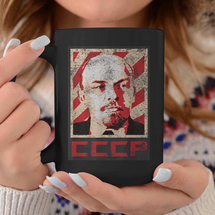 Cccp ソビエト連邦 レトロ ロシア レーニン ビンテージスタイル コーヒーマグ 面白い贈り物