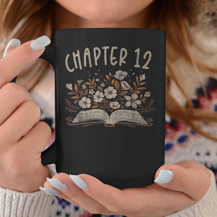 Chapter 12th Birthday Bookworm 12 Years Old For Book Lovers Graphic Print Coffee Mug Unique Gifts