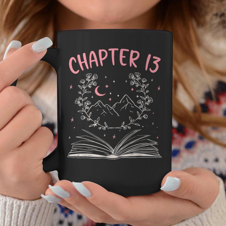 Chapter 13 Birthday Reading Book Lovers 13 Year Old Graphic Print Coffee Mug Unique Gifts Chapter 13 Birthday Reading Book Lovers 13 Year Old Graphic Print Coffee Mug Unique Gifts