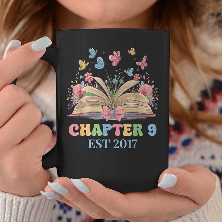 Chapter 9 Years Old 9th Birthday Butterfly Bow Book Lover Graphic Print Coffee Mug Unique Gifts Chapter 9 Years Old 9th Birthday Butterfly Bow Book Lover Graphic Print Coffee Mug Unique Gifts