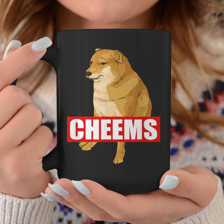 Cheems Dog おもしろ柴犬ダンクミーム コーヒーマグ 面白い贈り物