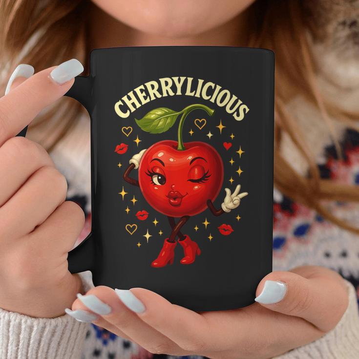 Cherrylicious キュート チェリー さくらんぼ おもしろフルーツ コーヒーマグ 面白い贈り物