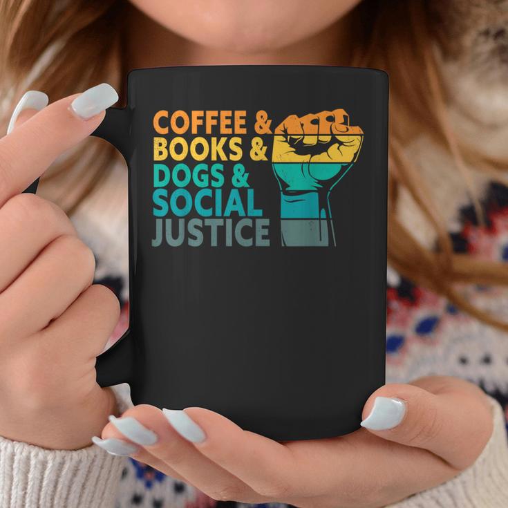 Coffee Books Dogs And Social Justice Human Rights Equality Graphic Print Coffee Mug Unique Gifts Coffee Books Dogs And Social Justice Human Rights Equality Graphic Print Coffee Mug Unique Gifts
