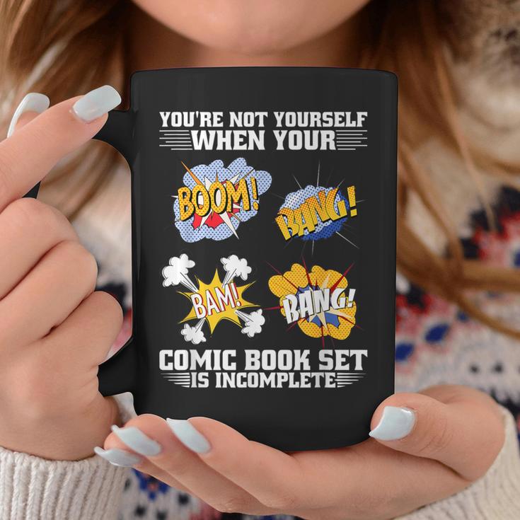 Comic Book Collecting Gear Collection Comics Collector Graphic Print Coffee Mug Unique Gifts