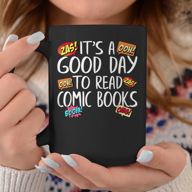Comic Book Reading Collector Nerd Fan Anime Book Graphic Print Coffee Mug Unique Gifts