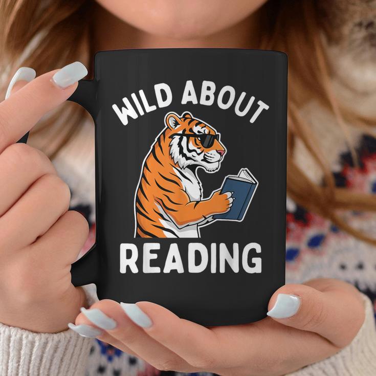 Cool Tiger Reading Book Wild About Reading Kids Books Reader Graphic Print Coffee Mug Unique Gifts Cool Tiger Reading Book Wild About Reading Kids Books Reader Graphic Print Coffee Mug Unique Gifts
