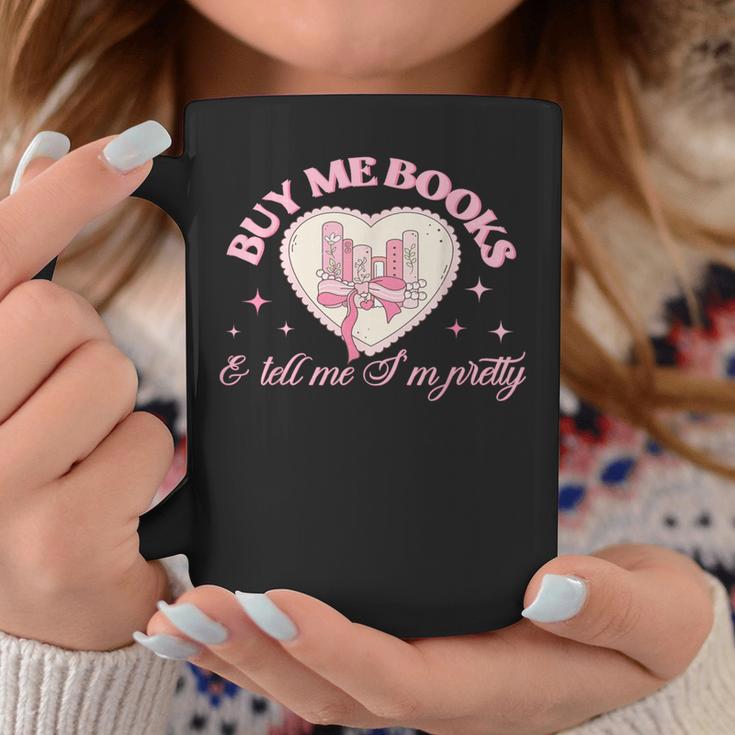 Coquette Reading Book Love Pink Bow Bookish Mom & Daughter Graphic Print Coffee Mug Unique Gifts