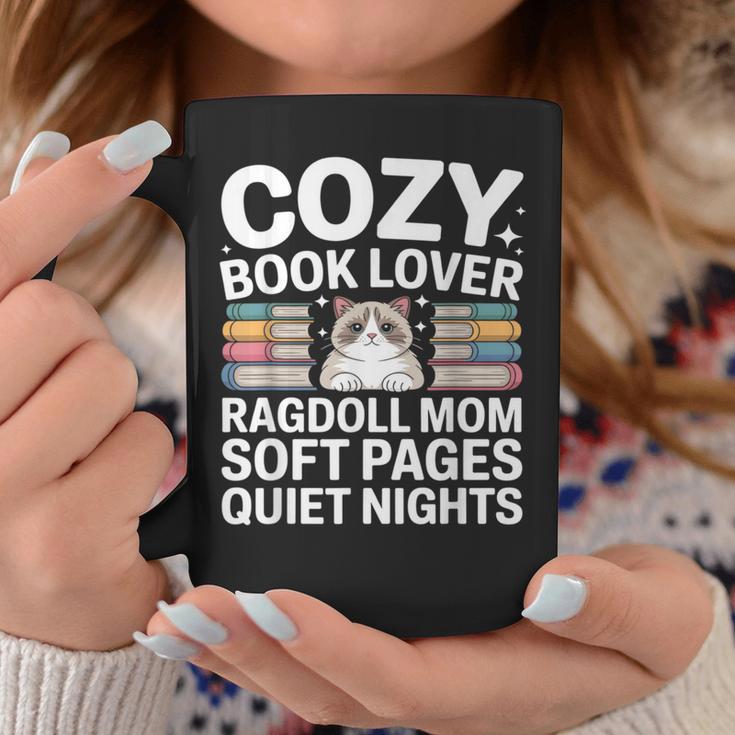 Cozy Book Lover Ragdoll Mom Soft Pages Quiet Nights Graphic Print Coffee Mug Unique Gifts Cozy Book Lover Ragdoll Mom Soft Pages Quiet Nights Graphic Print Coffee Mug Unique Gifts