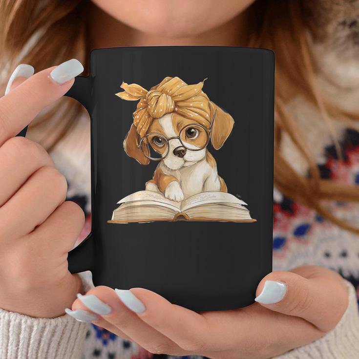 Cute Beagle Puppy Reading Book Lover Dog Animal Graphic Graphic Print Coffee Mug Unique Gifts Cute Beagle Puppy Reading Book Lover Dog Animal Graphic Graphic Print Coffee Mug Unique Gifts
